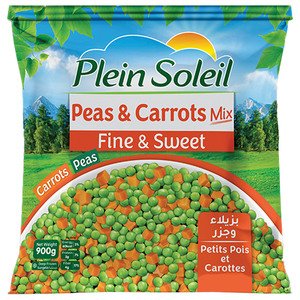 Plein Soleil Frozen Peas & Carrots Fine & Sweet 900G