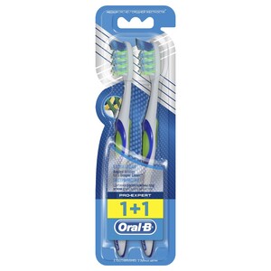 Oral B Pro Expert Extra Clean Toothbrush 40 Medium 1+1 Pieces
