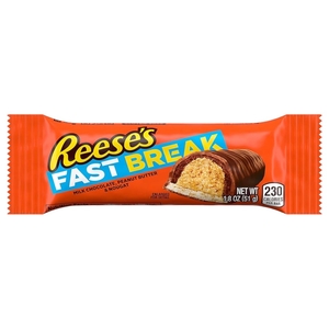 Reese's Fast Break Milk Chocolate, Peanut Butter & Nougat Bar 51G