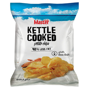 Master Kettle Cooked Potato Chips Sea Salt 144G