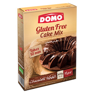 Domo Cake Mix Chocolate Gluten Free 425G