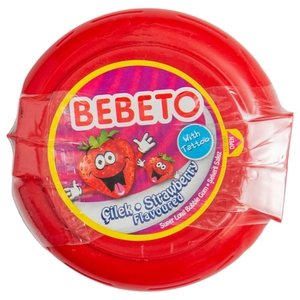 Bebeto Bing Bong Roll Bubble Gum Strawberry 40G
