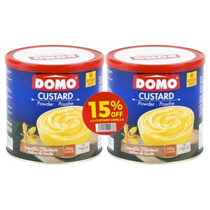 Domo Custard Vanilla Powder 340G X2 -15%