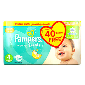 Pampers Baby-Dry Eco Size[4] 9-14Kg 120D