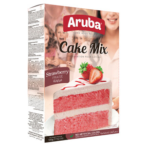 Aruba Cake Mix Strawberry 500G
