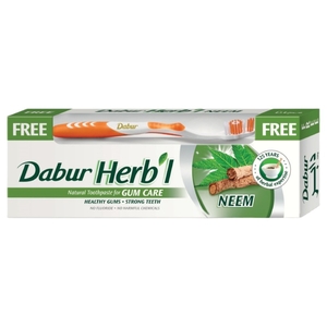 Dabur Herbal Neem Toothpaste With Toothbrush 150Ml