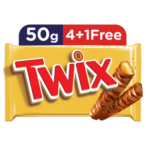 Twix Twin Chocolate Bar 50G X5