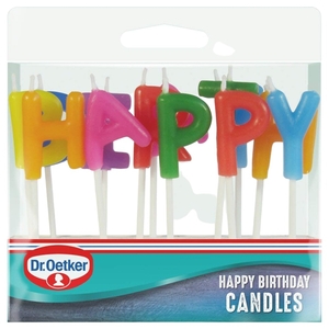 Dr Oetker Happy Birthday Candle 1
