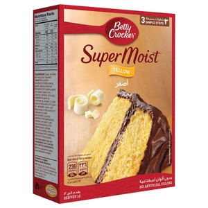 Betty Crocker Supermoist Cake Mix Yellow 500G
