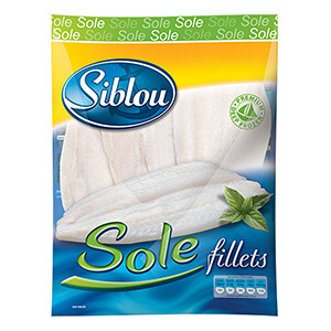 Siblou Frozen Fish Fillets Sole 500G
