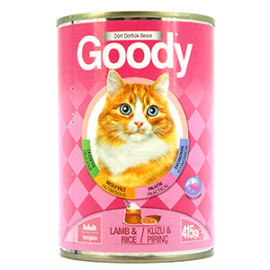 Goody Cat Canned Food Lamb & Rice Can 415G