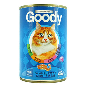 Goody Cat Canned Food Salmon &Shrimp 415G