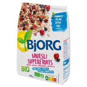 Bjorg Muesli Aux Superfruits 375G