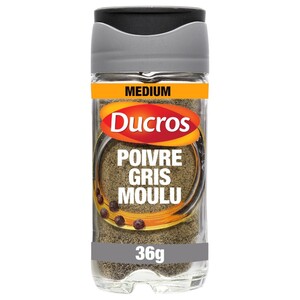 Ducros Ground Grey Pepper 36G
