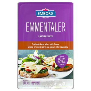Emborg Emmental Slices 150G
