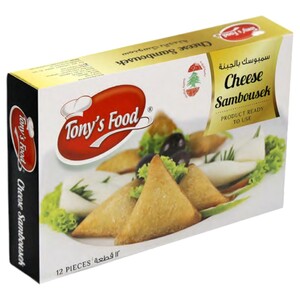 Tony's Food Frozen Cheese Sambousek 12 Pieces 300G