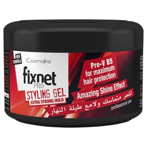 Cosmaline Fixnet Pro Styling Gel Extra Strong Hold Red 450Ml