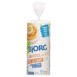 Bjorg Galettes De Riz Sesame 130G