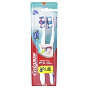 Colgate Toothbrush 360' Soft 2 Pieces