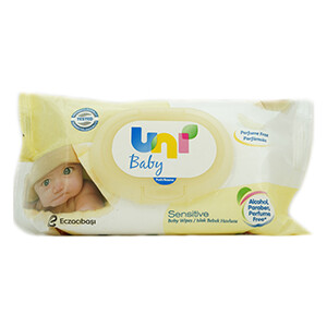 Uni Baby Wipes Sensitive 56S