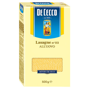De Cecco Lasagne All'uovo 500G