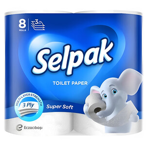 Selpak Toilet Paper Rolls X8