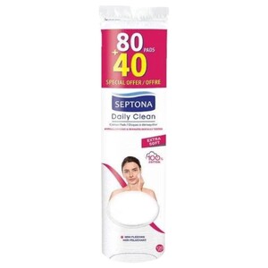 Septona Cotton Pads 80 + 40 Pieces