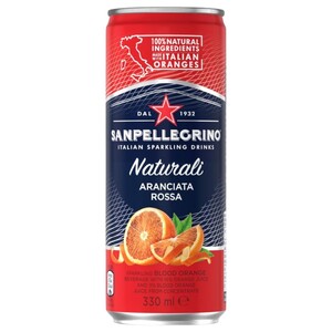 Sanpelligrino Sparkling Drink Aranciata Rossa 330Ml