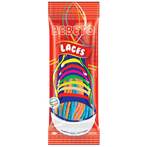 Bebeto Laces Raspberry & Mandarin 75G