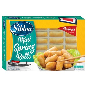 Siblou Frozen Mini Spring Rolls Shrimps 240G