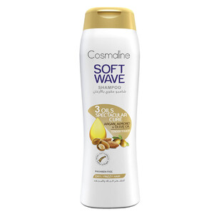 Cosmaline Soft Wave Shampoo 3 Oils Dry Frizzy Hair 400Ml