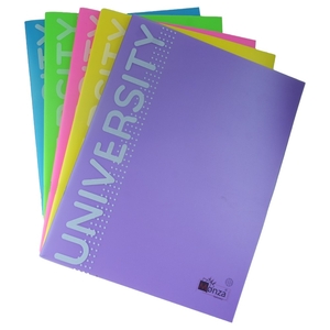 Monza Plastic Cover Copybook 48 Sheets Large