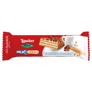 Loacker Chocolate Milk & Cereals 25G