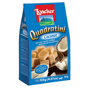 Loacker Quadratini Coconut 125G