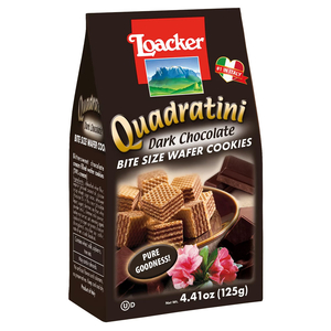 Loacker Quadratini Dark Chocolate 125G