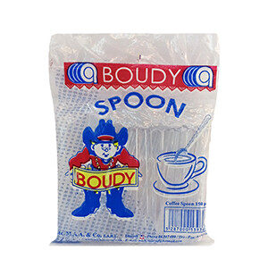 Boudy Plastic Coffee Spoons 50 Pieces
