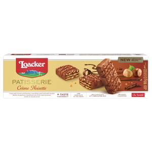 Loacker Wafer Patisserie Crème Noisette 100G