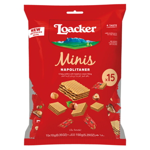 Loacker Minis Napolitaner Hazelnut 150G
