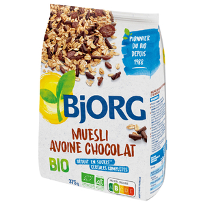 Bjorg Muesli Avoine Chocolat 375G