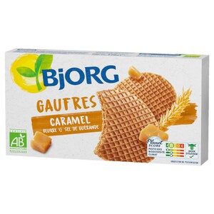 Bjorg Gaufres Au Caramel 175G