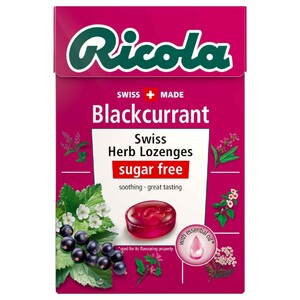 Ricola Blackcurrant Sugar Free 45G