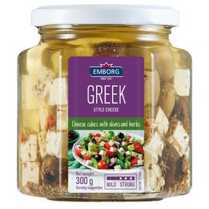 Emborg Feta Cheese Cubes With Olive Oil & Herb 300G