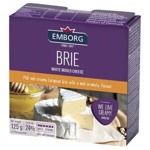 Emborg Danish Brie Cheese 125G