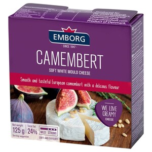 Emborg Danish Camembert Cheese 125G