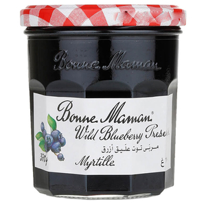 Bonne Maman Wild Blueberry Preserve Myrtille Jam 370G