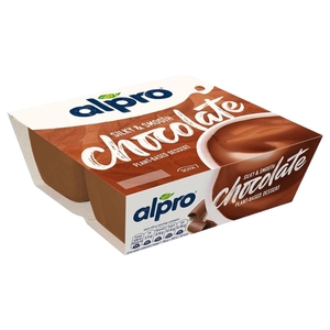 Alpro Soya Dessert Smooth Chocolate 4 Pieces 125G