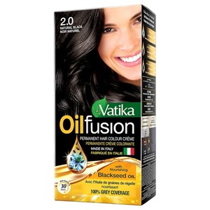 Vatika Naturals Hair Color Kit Black 2/0
