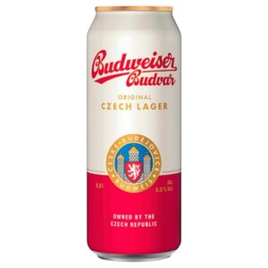Budweiser Budvar Czech Lager Can 50Cl
