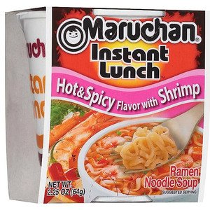 Maruchan Hot & Spicy Shrimp Noodles Cup 64G