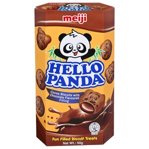 Meiji Hello Panda Biscuit Double Chocolate 50G